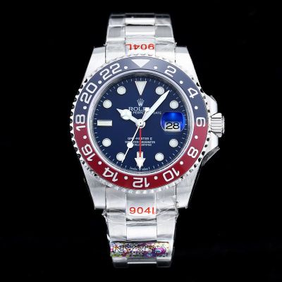 Rolex GMT-Master ii 3186 Movement 40mm Ceramic Bezel 904L Steel Watch